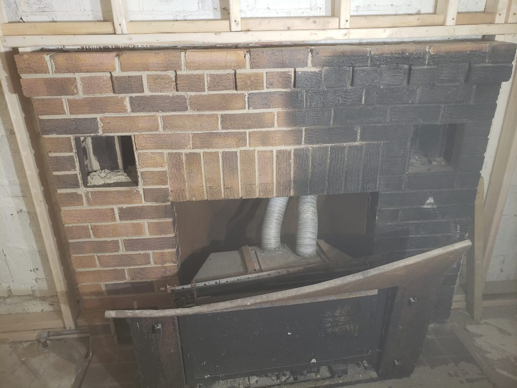 Fireplace Before And After Take It Off Mobile Blasting